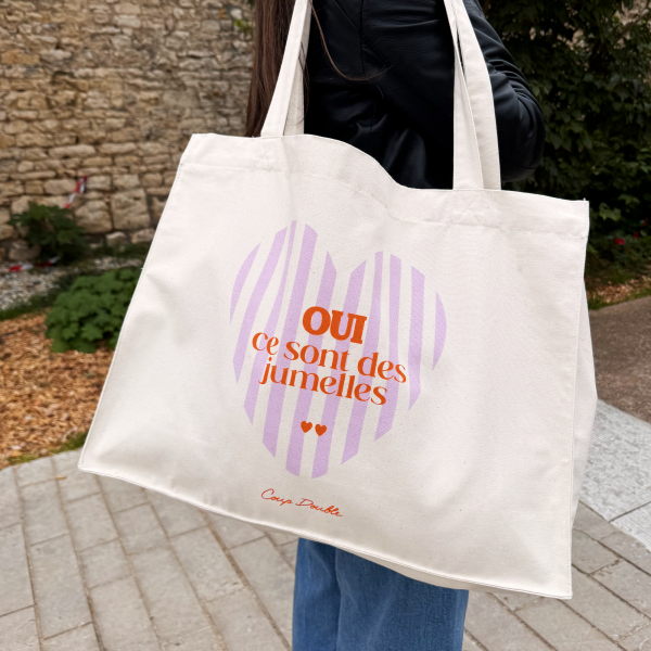 Cabas "oui, ce sont des jumelles"