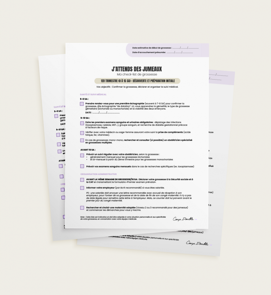 Checklist_grossesse gémellaire