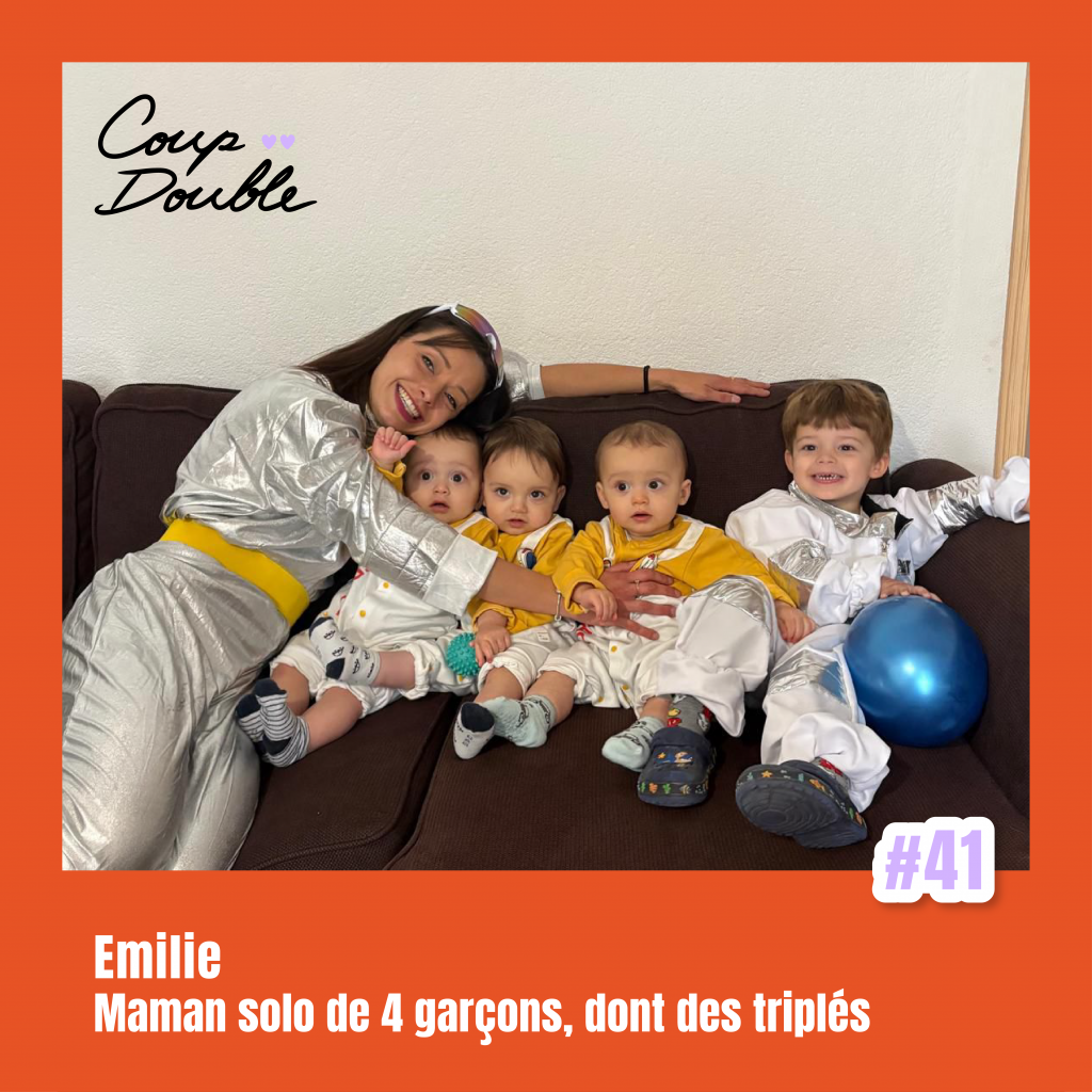 Maman solo de triplés