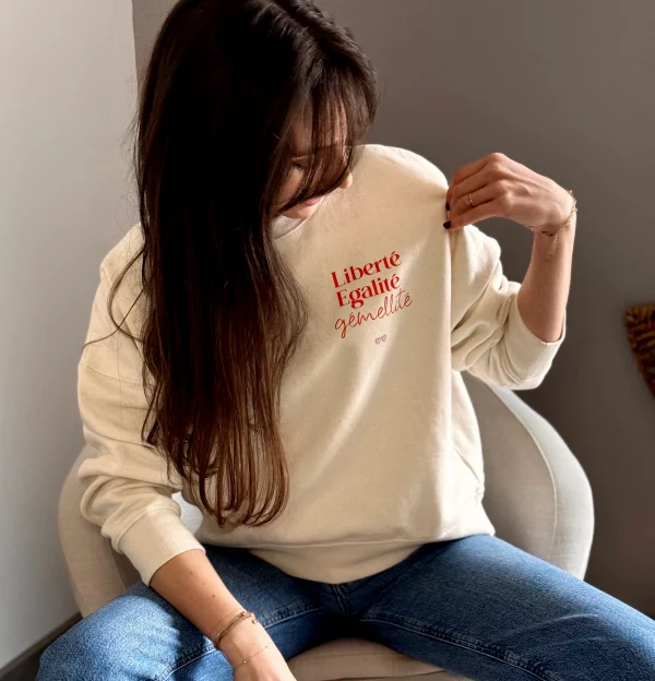Sweat femme jumeaux