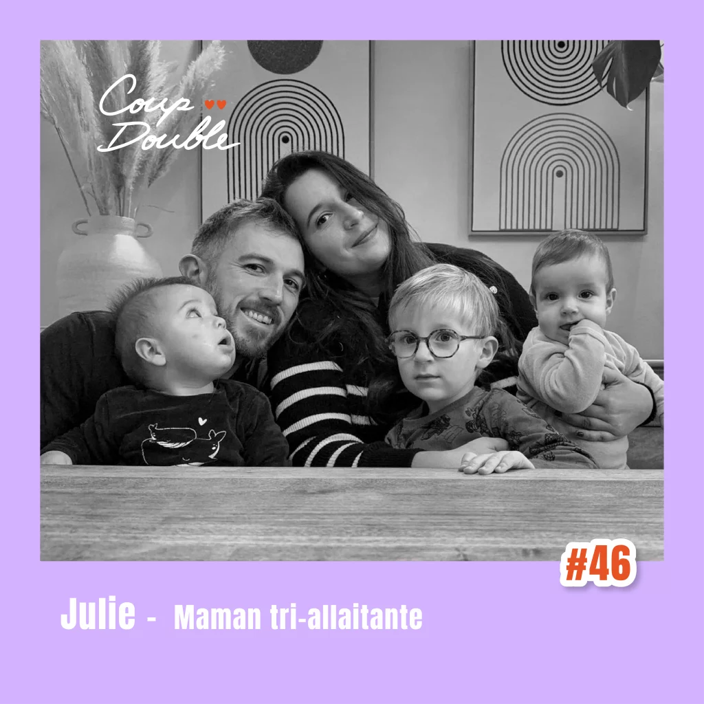 Julie, maman tri-allaitante